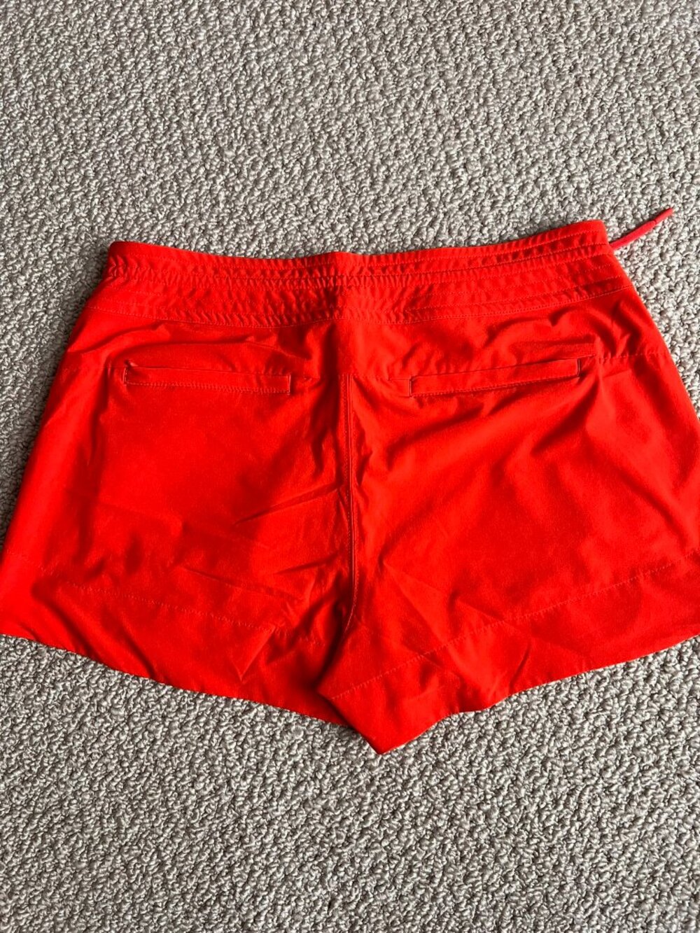 Athleta swim shorts, orange, size 6 - Picture 2 of 4
